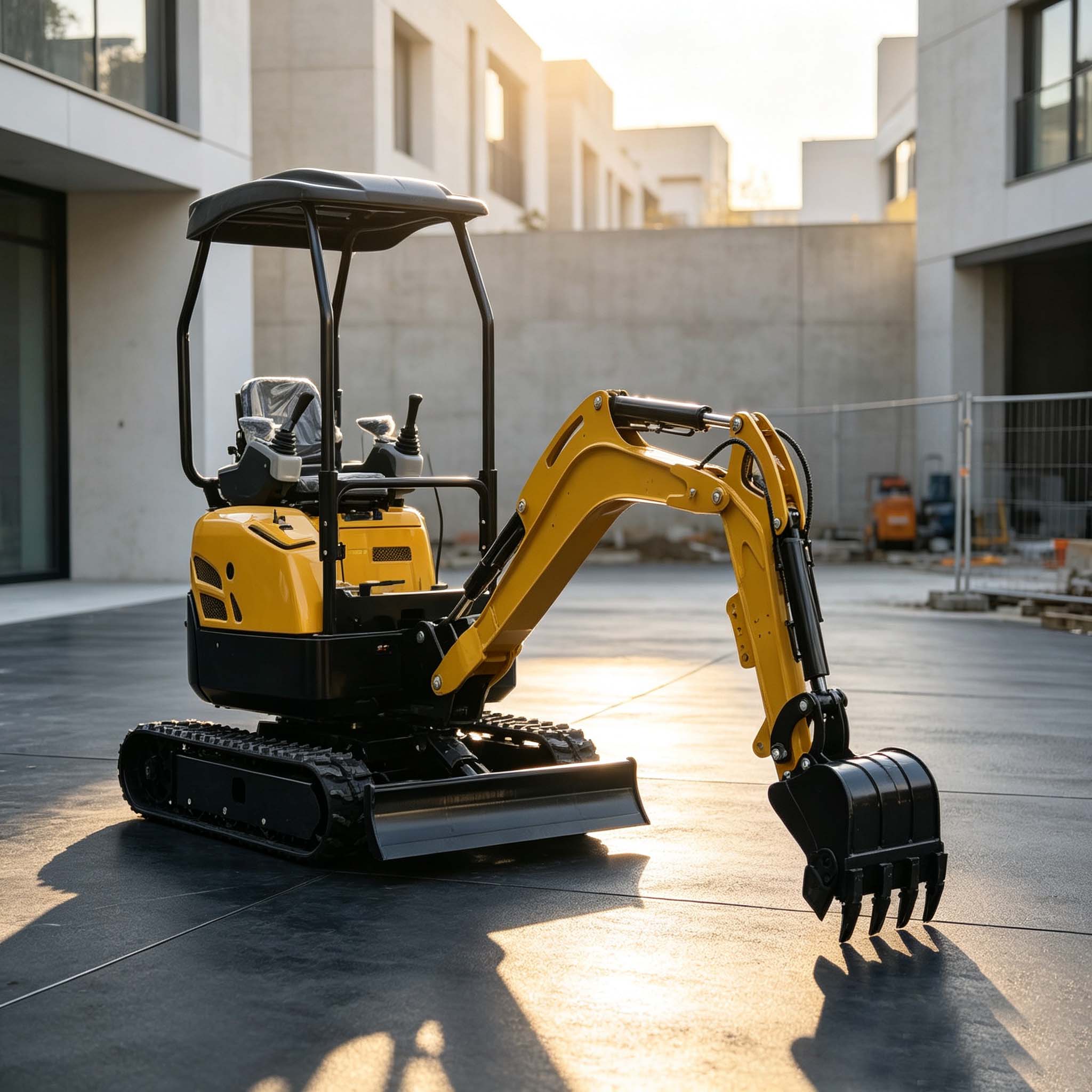 Mini Excavator 0.7 Ton 1 Ton C - Farming Jobs ulasan dan harga