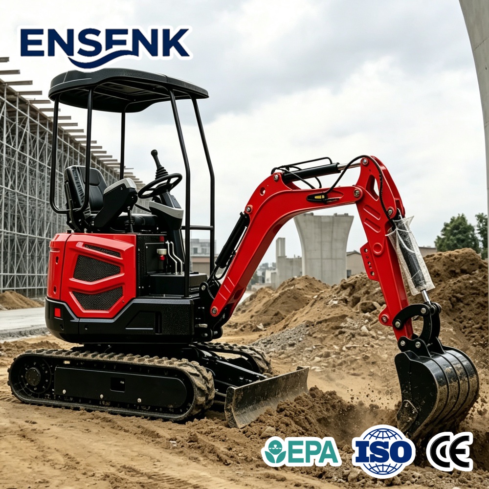 Diesel Mini Excavator 1.7Ton W - Agriculture Farming Tool ulasan dan harga