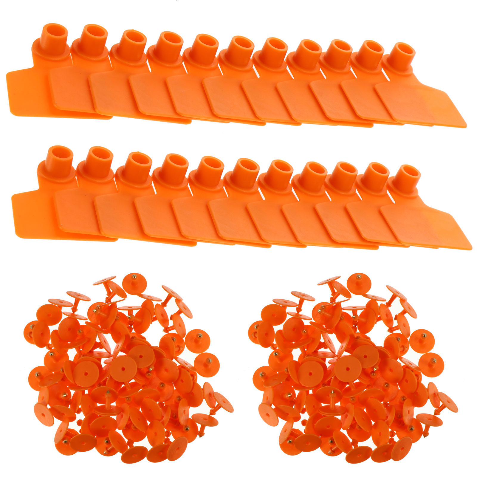 100Pcs Animal Ear Tags Plastic - Livestock Ear Tag ulasan dan harga