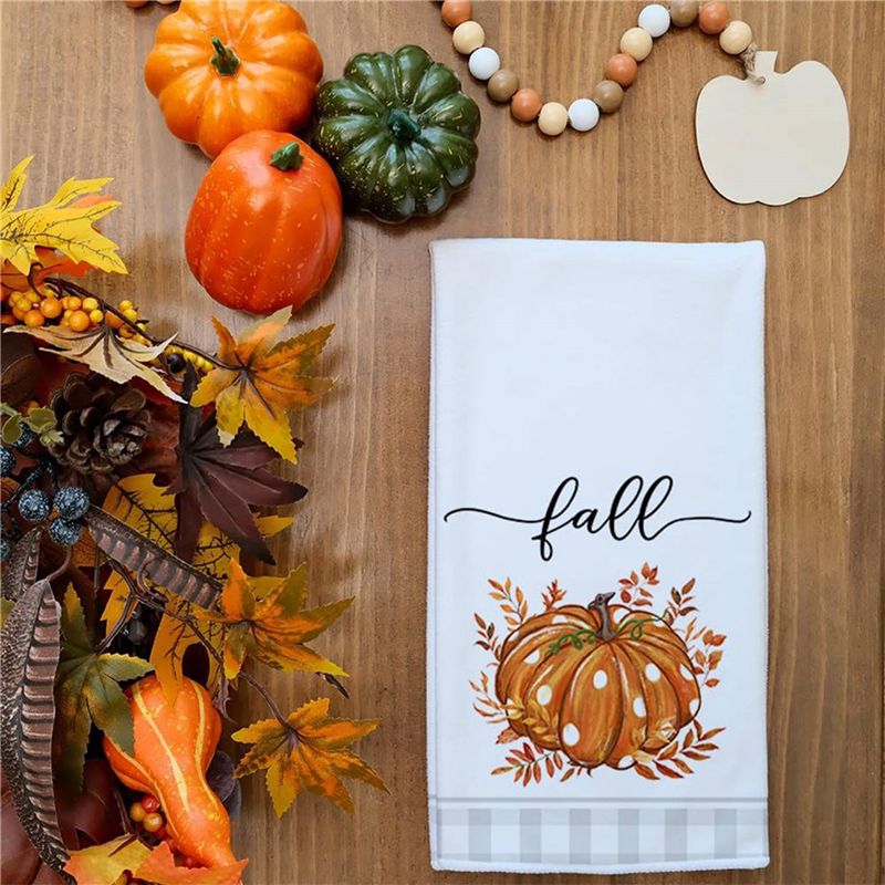 DT15 6PCS Fall Kitchen Towels  - Agriculture Farm House ulasan dan harga