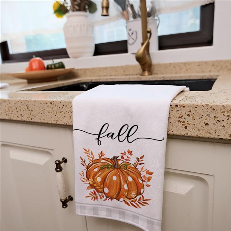 DT15 6PCS Fall Kitchen Towels  - Agriculture Farm House ulasan dan harga